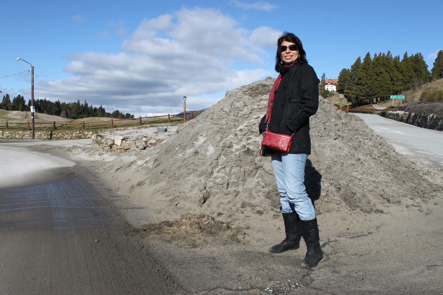 Cinzas vulcânicas em Bariloche
