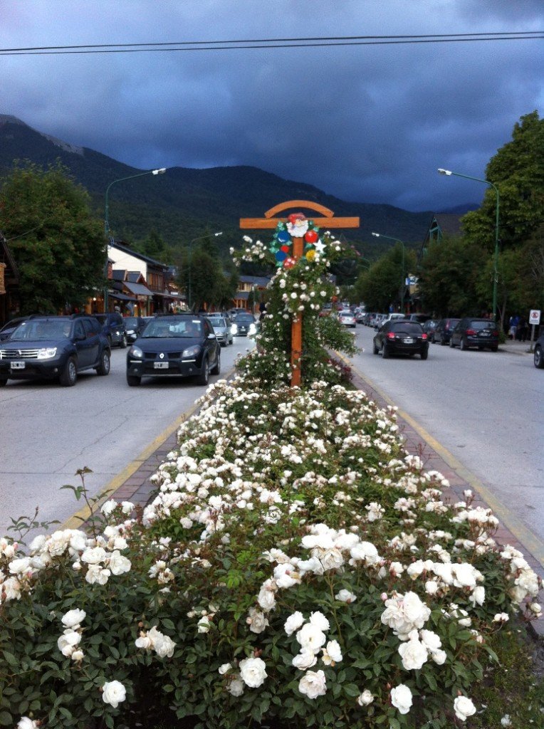 Centro de Villa la Angostura - natureza exuberante depois do vulcão