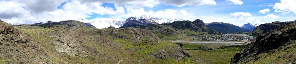 A natureza impressionante de El Chaltén, o Fitz Roy ao fundo A natureza impressionante de El Chaltén, o Fitz Roy ao fundo