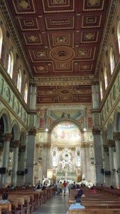 Interior da Basílica de Nazaré, Belém