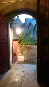 Estrutura medieval do Mont Saint-Michel