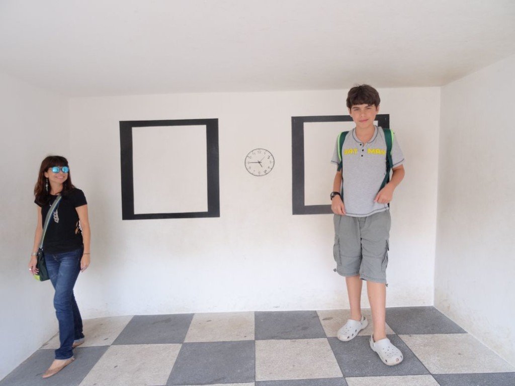 Museu Catavento de SP, sala dos tamanhos