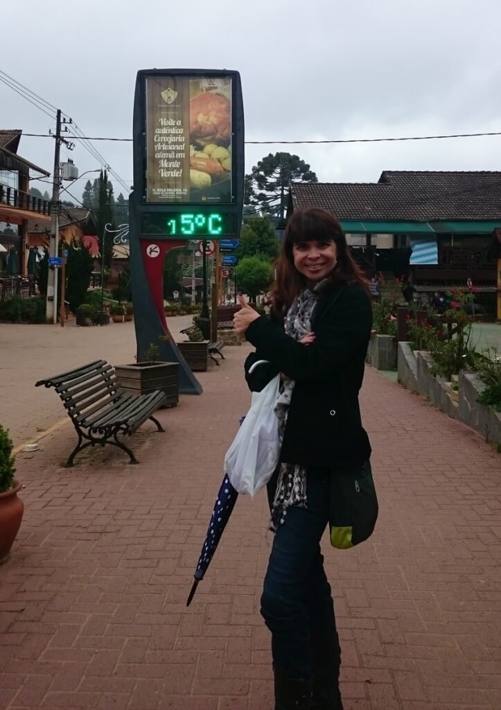 Frio em pleno verão em Monte Verde