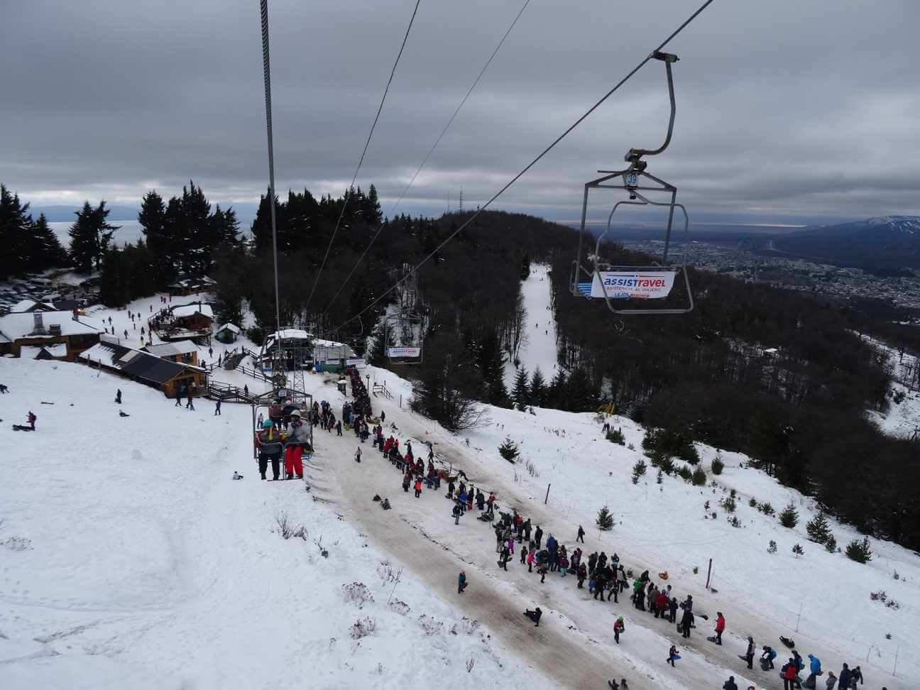 Piedras Blancas, Bariloche, e suas enormes filas