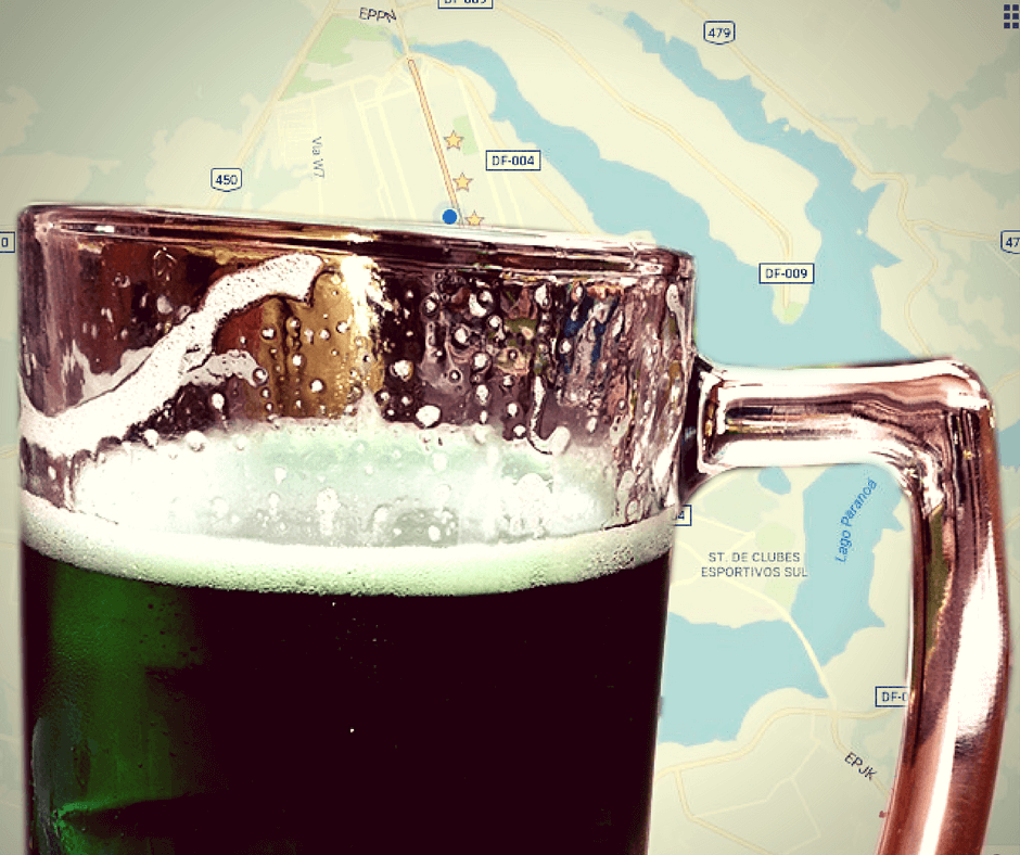 Cerveja artesanal verde em Brasília