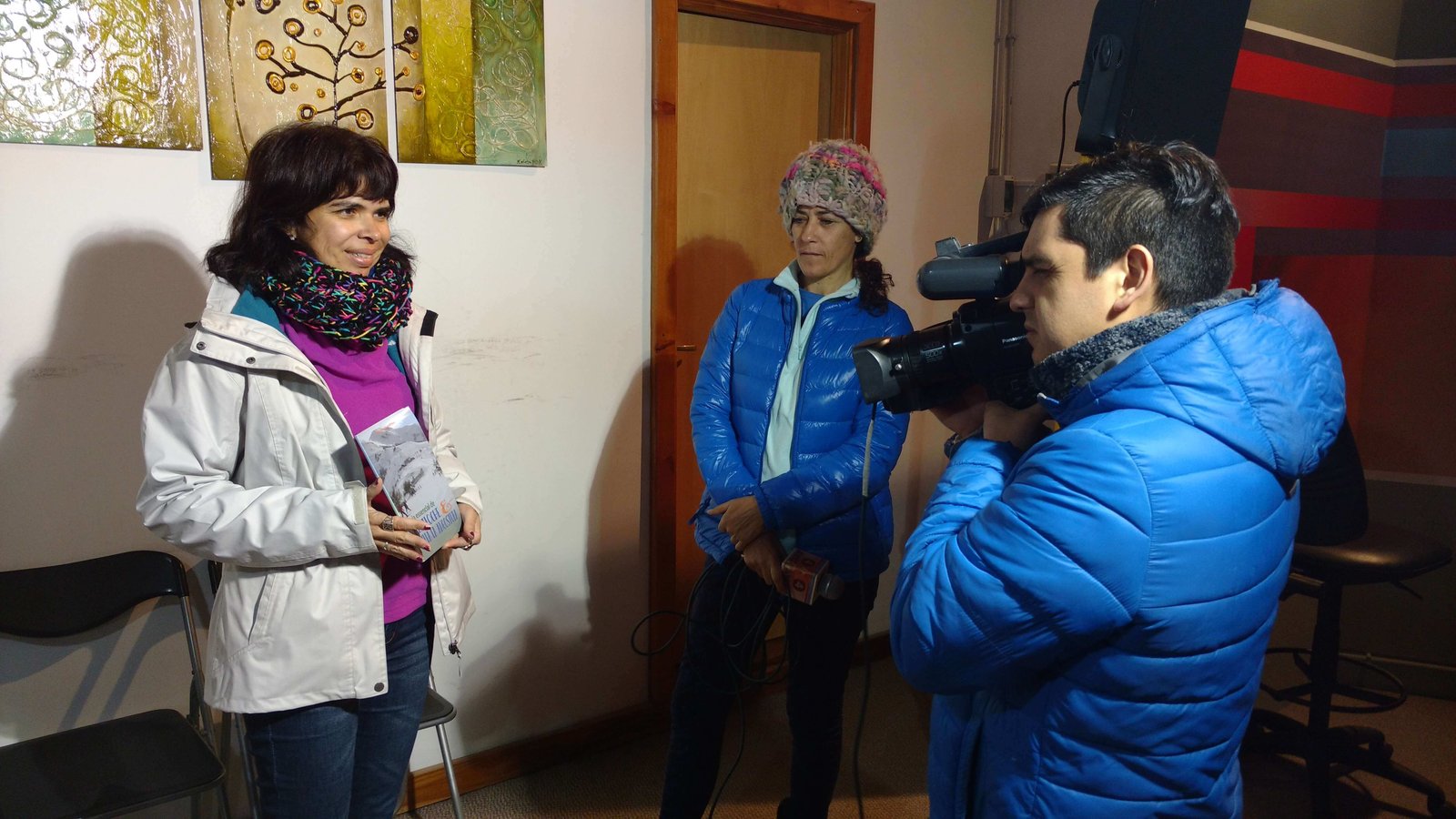 Entrevista para TV de Villa la Angostura