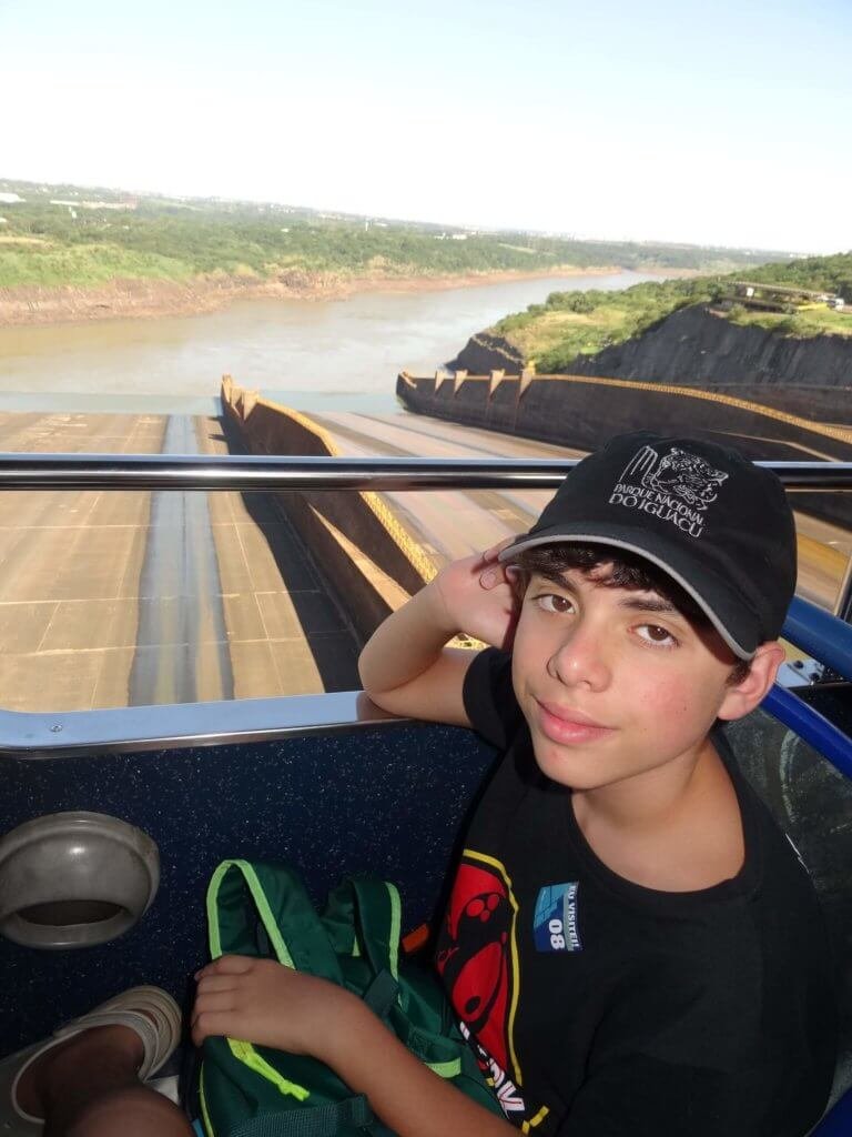 Vertedouros fechados na Visita Panorâmica - Usina Hidrelétrica de Itaipu