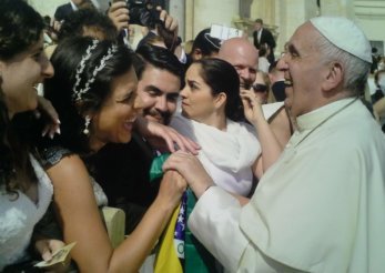 Encontro de recém-casados como Papa Francisco
