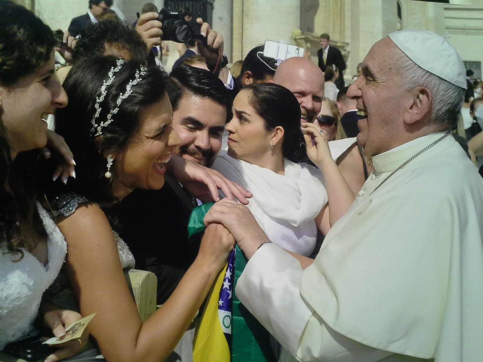 Encontro de recém-casados como Papa Francisco