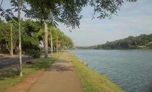 Pista de caminhada em volta da Pampulha