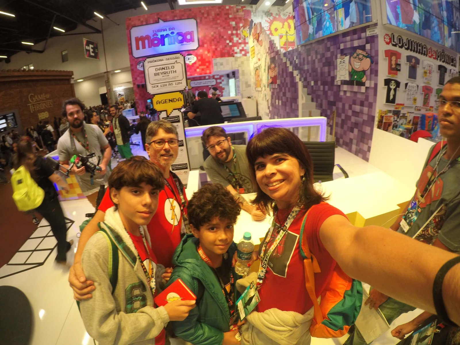 Tietando os quadrinistas da Turma da Mônica na Comic Con