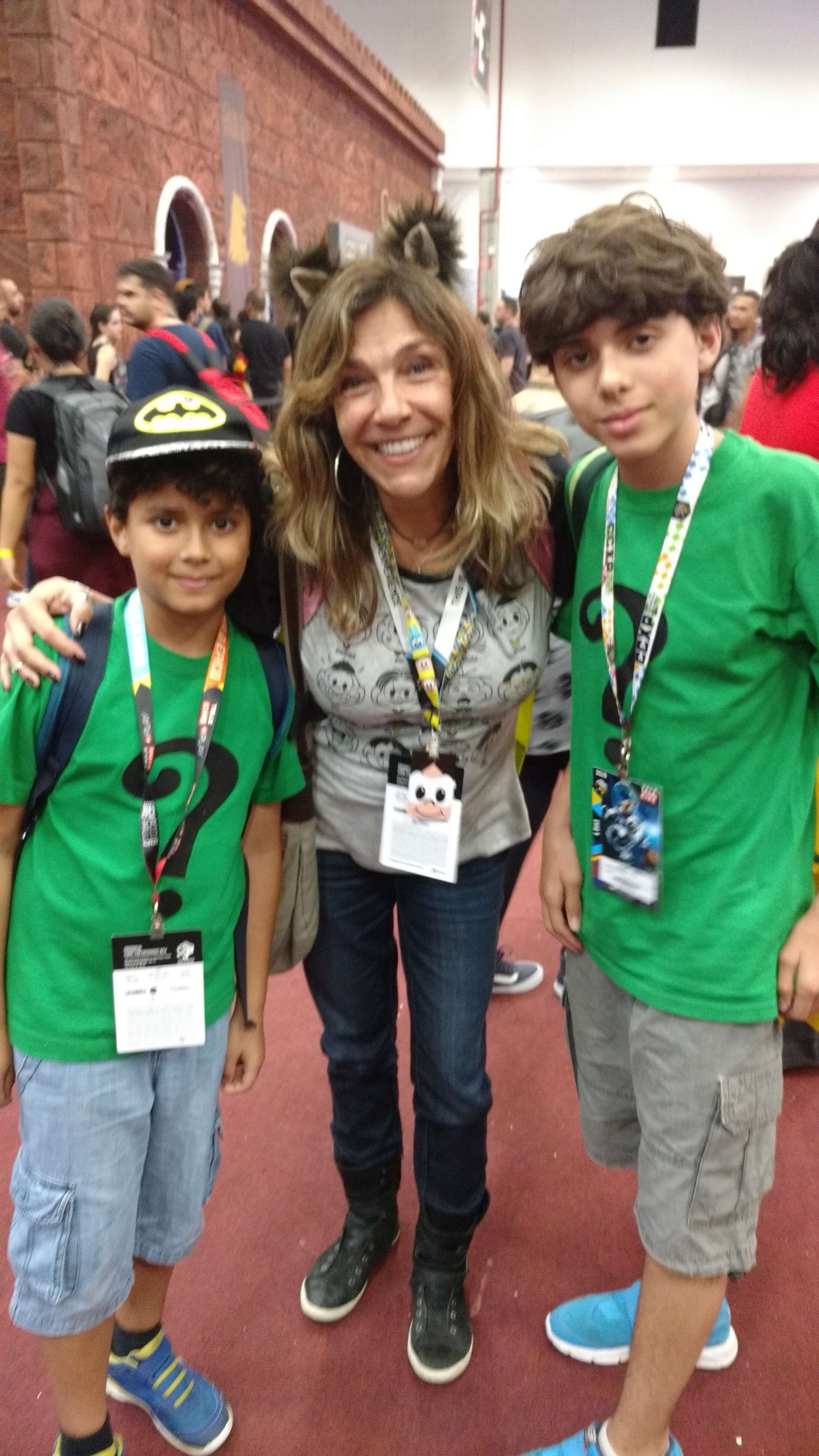 A Magali verdadeira na Comic Con