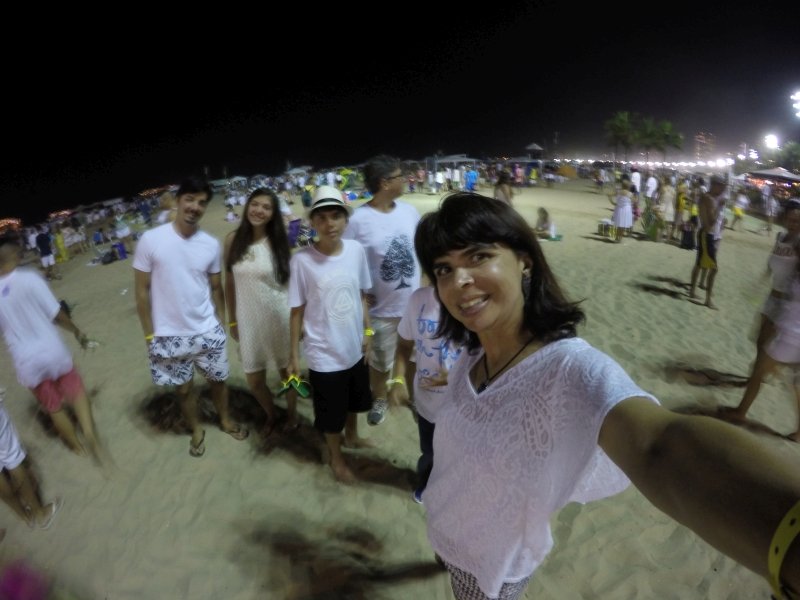 Réveillon em Copacabana, quando ainda tinha lugar na praia