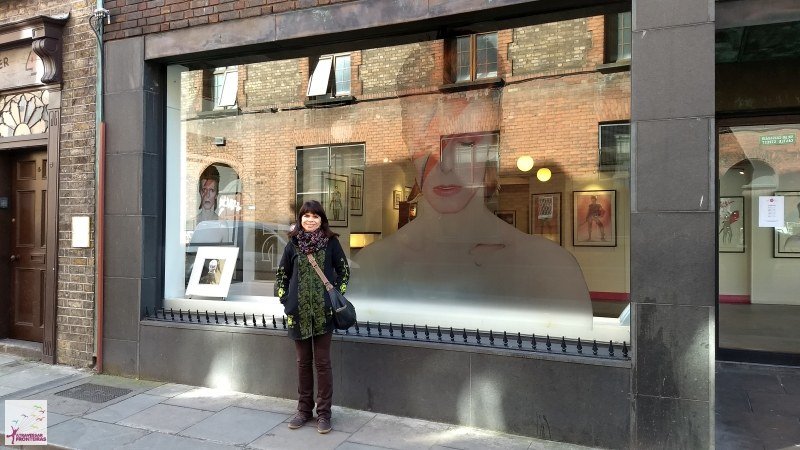 meu amado David Bowie pelas ruas de Dublin