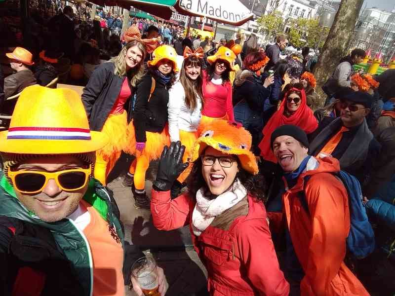 Dia do Rei em Amsterdam