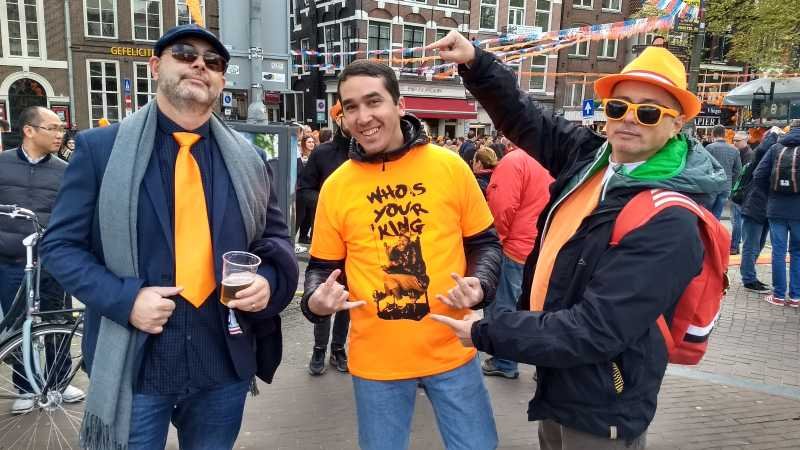 Dia do Rei em Amsterdam