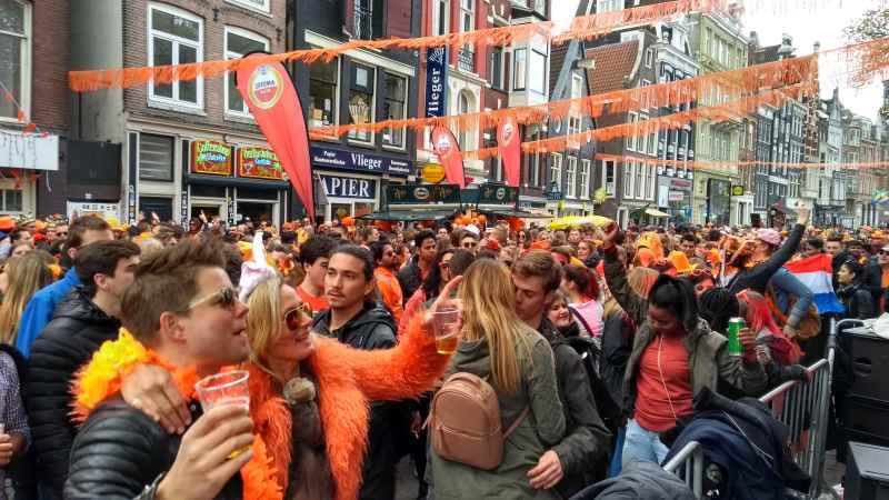 Dia do Rei em Amsterdam