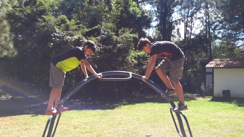 Parque infantil no Jardim Botânico de Brasília Parque infantil no Jardim Botânico de Brasília