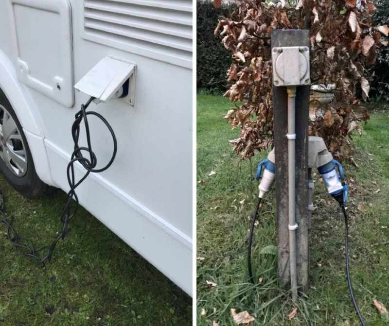 energia do motorhome