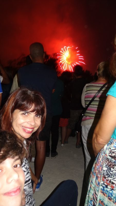 Os fogos de 14 de julho, na França