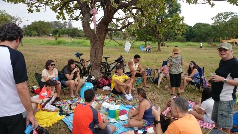 Piquenique no Parque das Garças, em Brasília