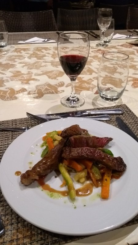 Comida no Club Med Trancoso