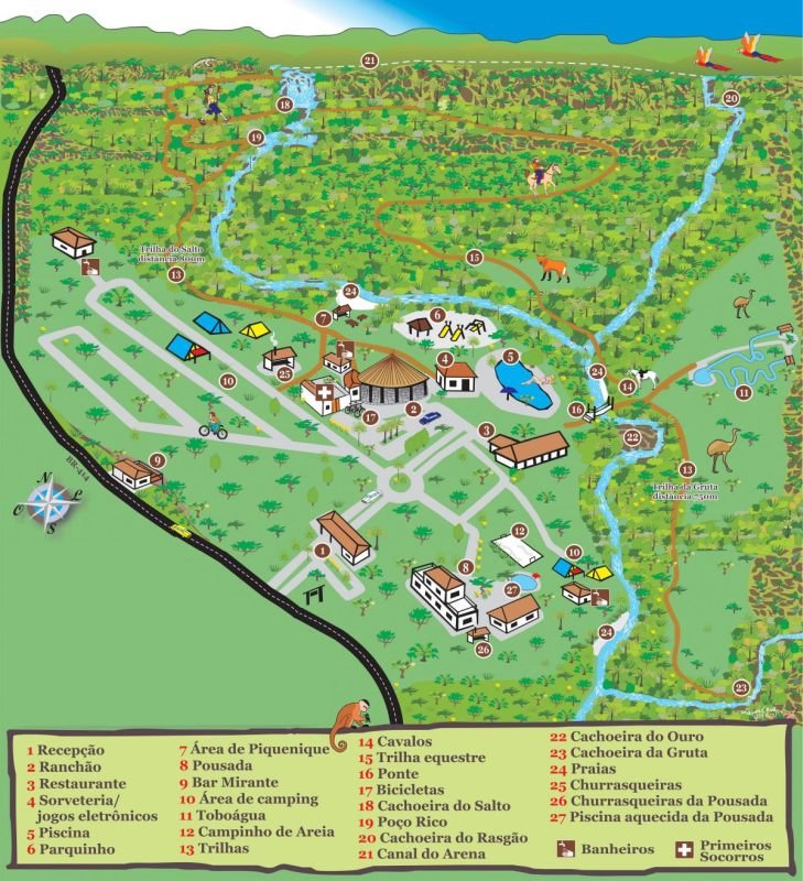 Mapa - Fonte: Salto Corumbá