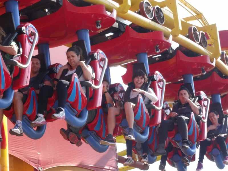 Terminando a Fire Whip, no Beto Carrero World