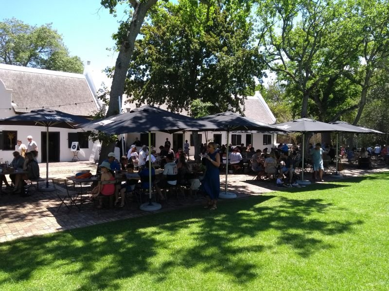 Restaurante Hoghouse, na Vinícola Spier - Stellenbosch - África do Sul