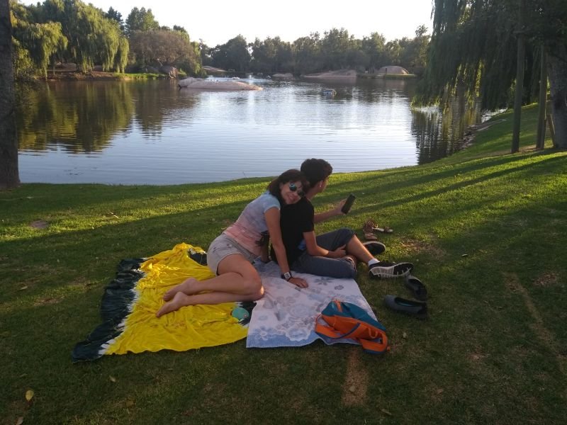 Piquenique na Vinícola Spier - Stellenbosch - África do Sul