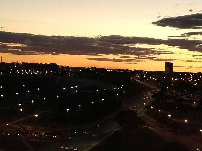 Vista do Rooftop do B Hotel, em Brasília