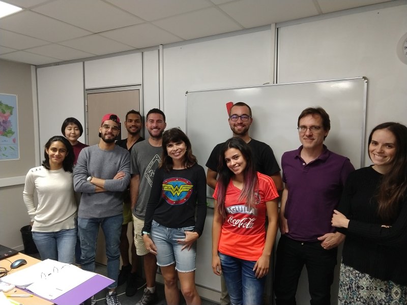 Minha turma de francês no Lil'langue