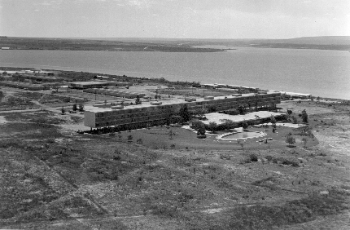 Brasília Palace Hotel na época da construção - foto: site do hotel Brasília Palace Hotel na época da construção - foto: site do hotel