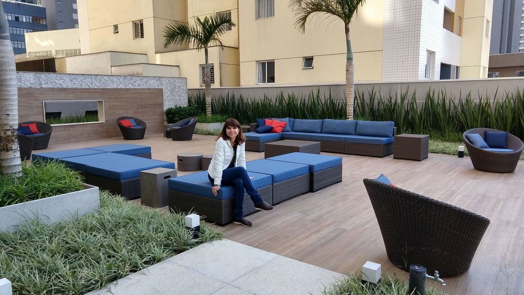 Lounge do Adagio Apart Hotel Curitiba