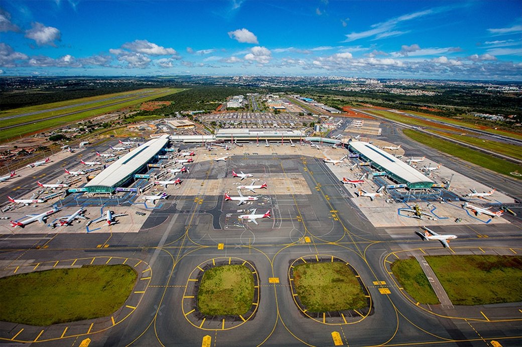 Aeroporto internacional de Brasília - Foto: site oficial do aeroporto