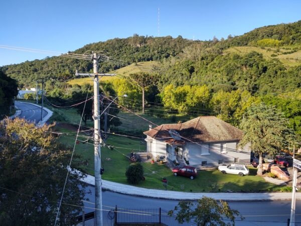 Vista do quarto Vinhas Velhas da Pousada e Vinícola Peculiare, em Bento Gonçalves